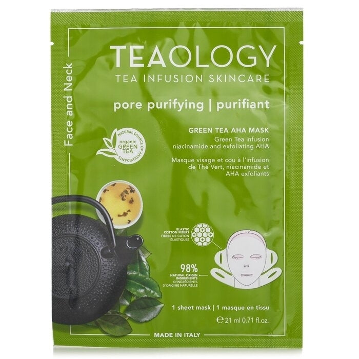Teaology - Green Tea AHA Face and Neck Mask(21ml/0.17oz) Image 1