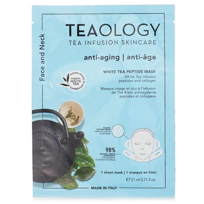 Teaology - White Tea Peptide Face and Neck Mask(21ml/0.17oz) Image 1