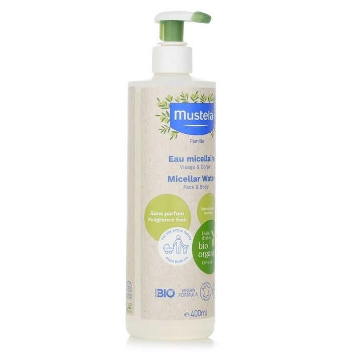 Mustela - Bio Organic Micellar Water (For Face and Body)(400ml) Image 2