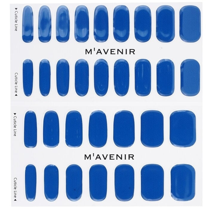 Mavenir - Nail Sticker (Blue) -  Classic Navy Nail(32pcs) Image 2