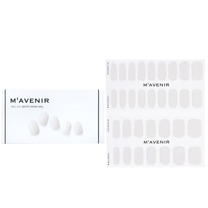 Mavenir - Nail Sticker (White) -  White Crema Nail(32pcs) Image 1