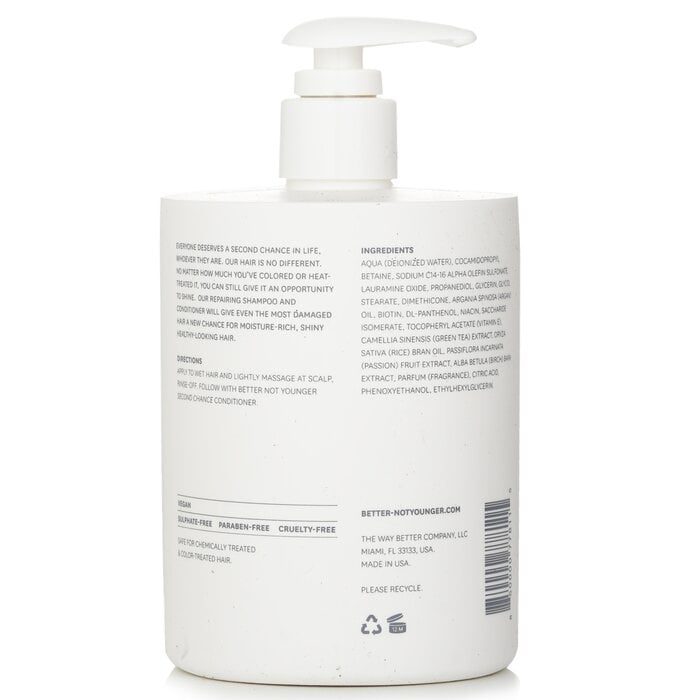 Better Not Younger - Second Chance Repairing Shampoo For Dry Or Damaged Hair(473ml/16oz) Image 2