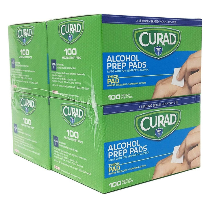 Curad Alcohol Prep Pads 400 Count Image 1