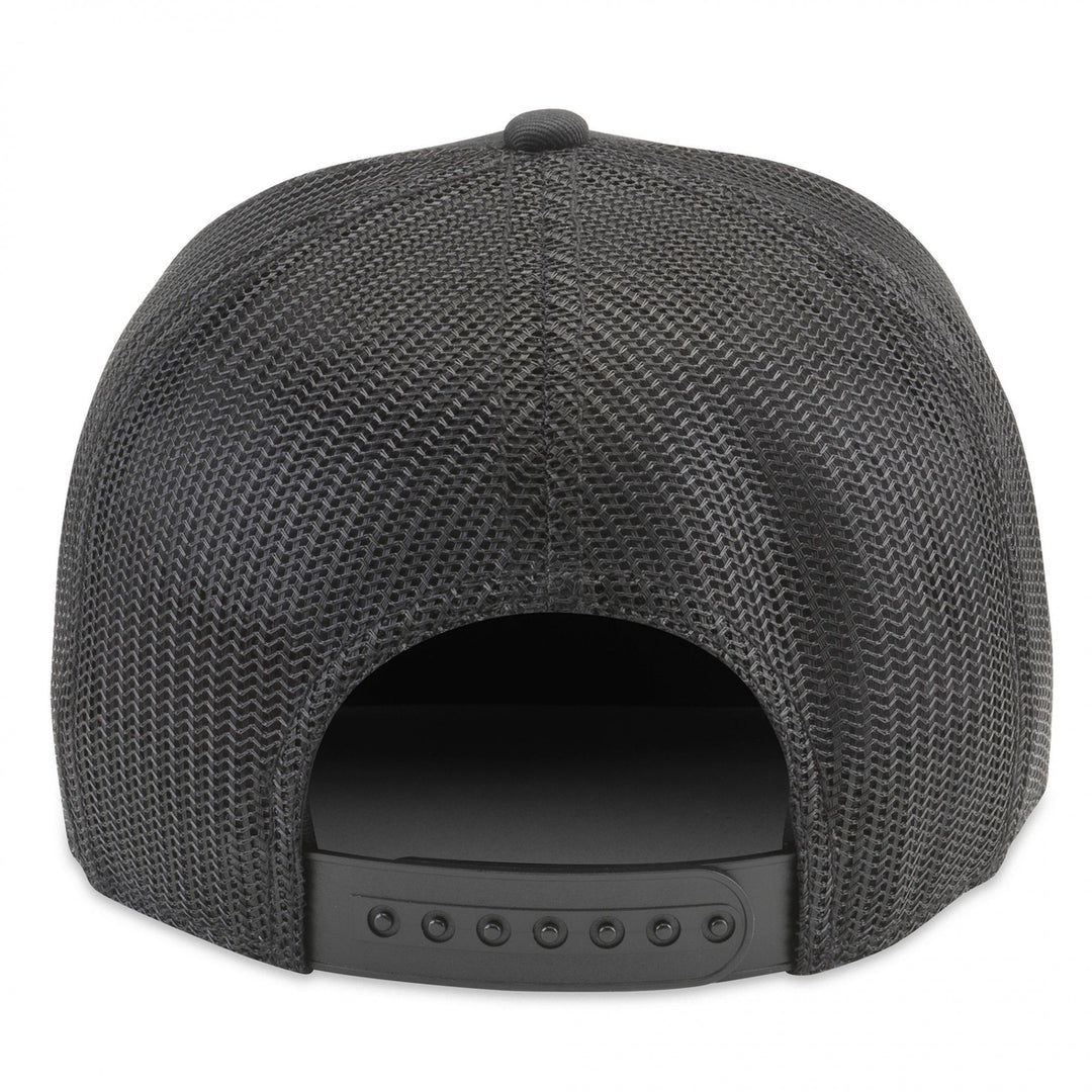 Jack Daniels Classic Logo Mesh Back Snapback Hat Image 3