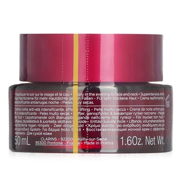 Clarins - Multi Intensive Nuit Super Restorative Night Cream(50ml/1.6oz) Image 3