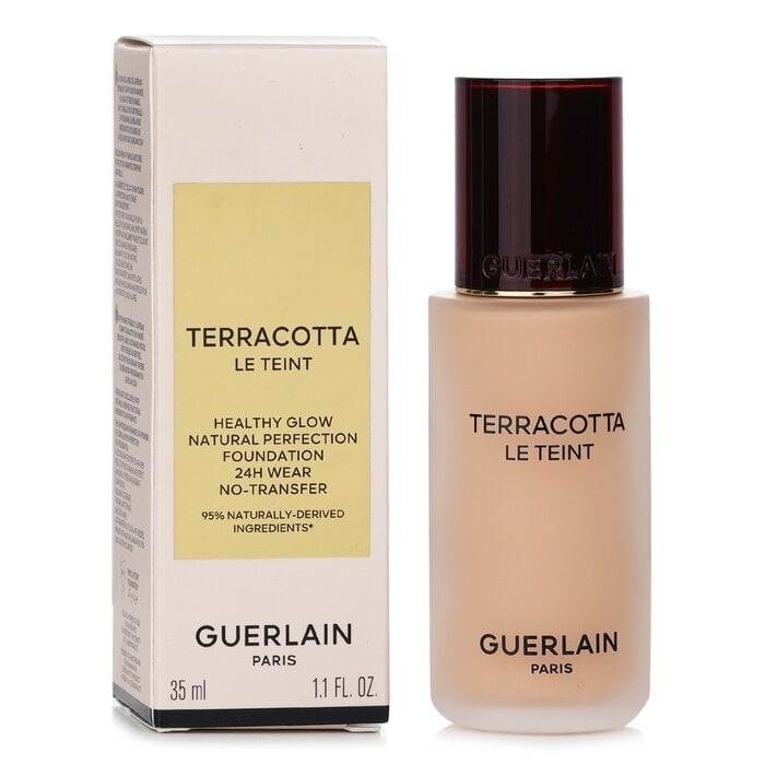 Guerlain - Terracotta Le Teint Healthy Glow Natural Perfection Foundation 24H Wear No Transfer - 3N Neutral(35ml/1.1oz) Image 1