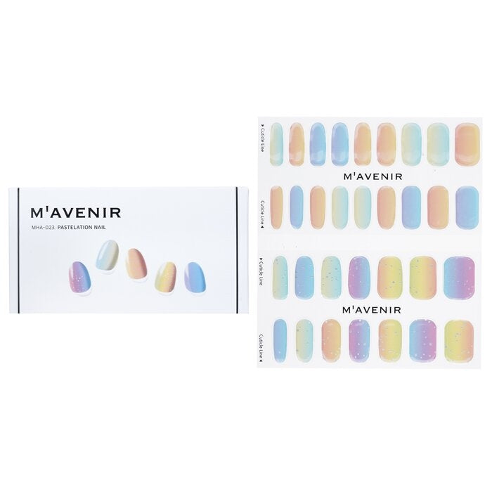 Mavenir - Nail Sticker (Assorted Colour) -  Pastelation Nail(32pcs) Image 1