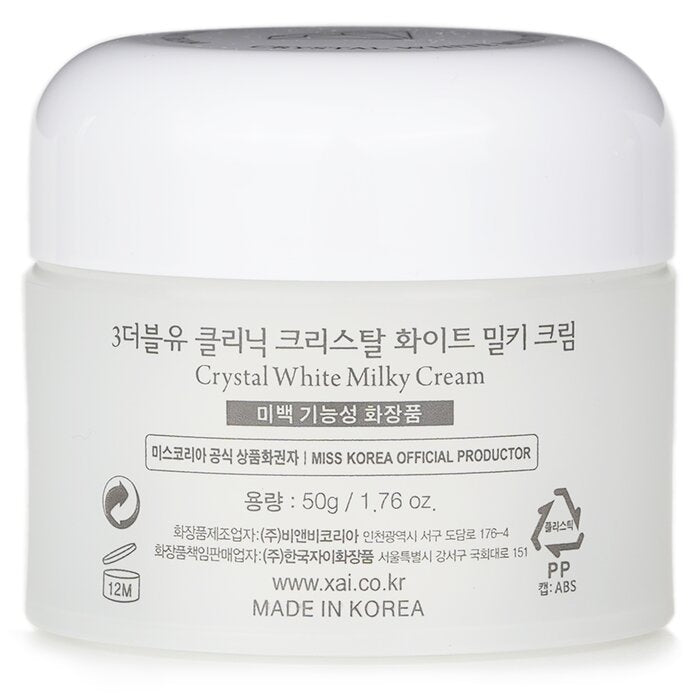 3W Clinic - Crystal White Milky Cream(50g) Image 2