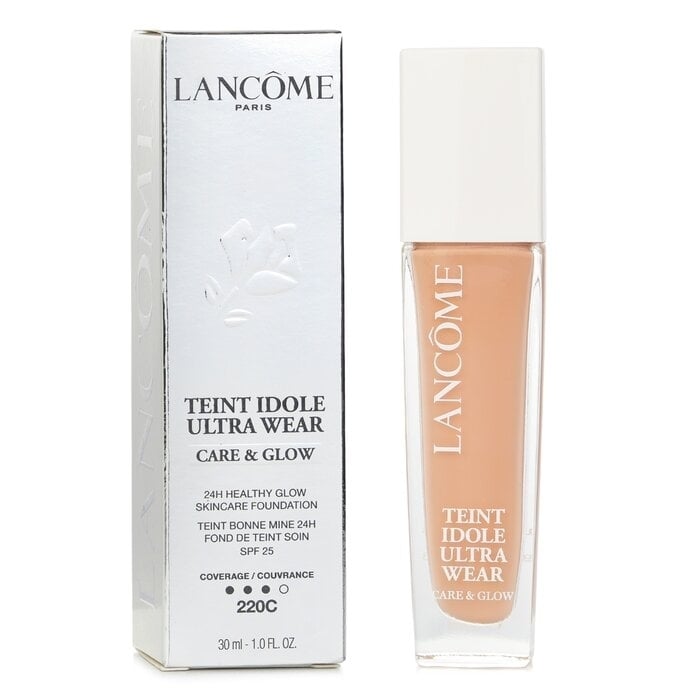 Lancome - Teint Idole Ultra Wear Care and Glow Foundation SPF 25 - 220C(30ml/1oz) Image 1