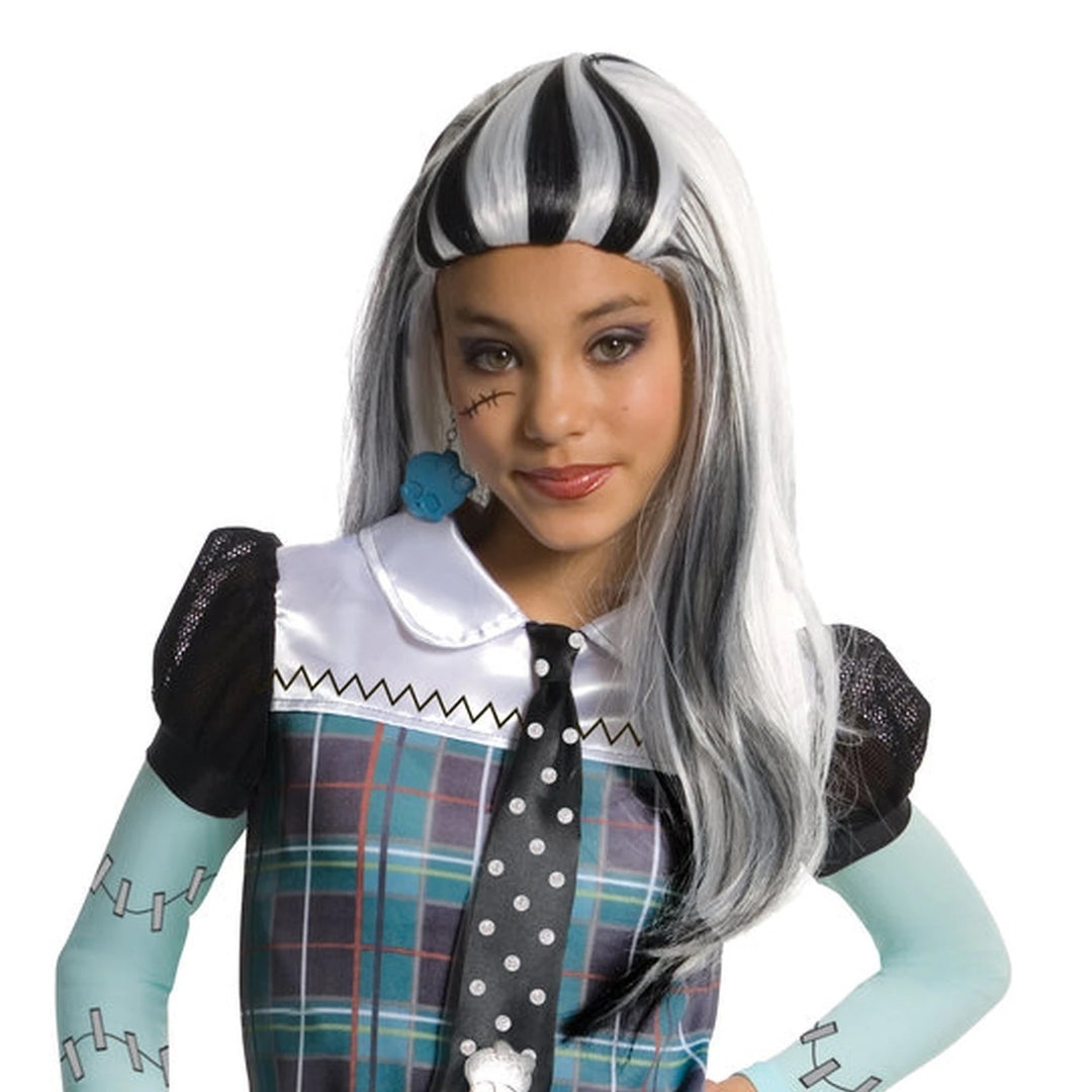 Rubies Monster High Frankie Stein Wig Girls Costume Accessory Halloween Dress Up Image 1