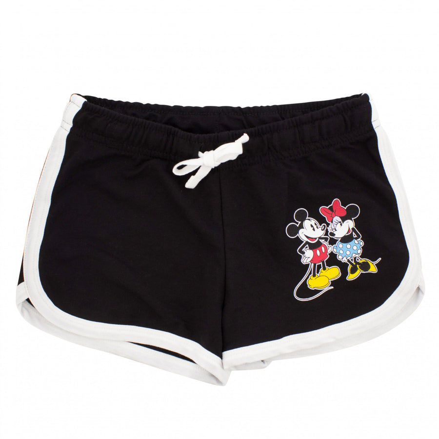 Mickey and Minnie Mouse Together Forever Girls Shorts Image 1