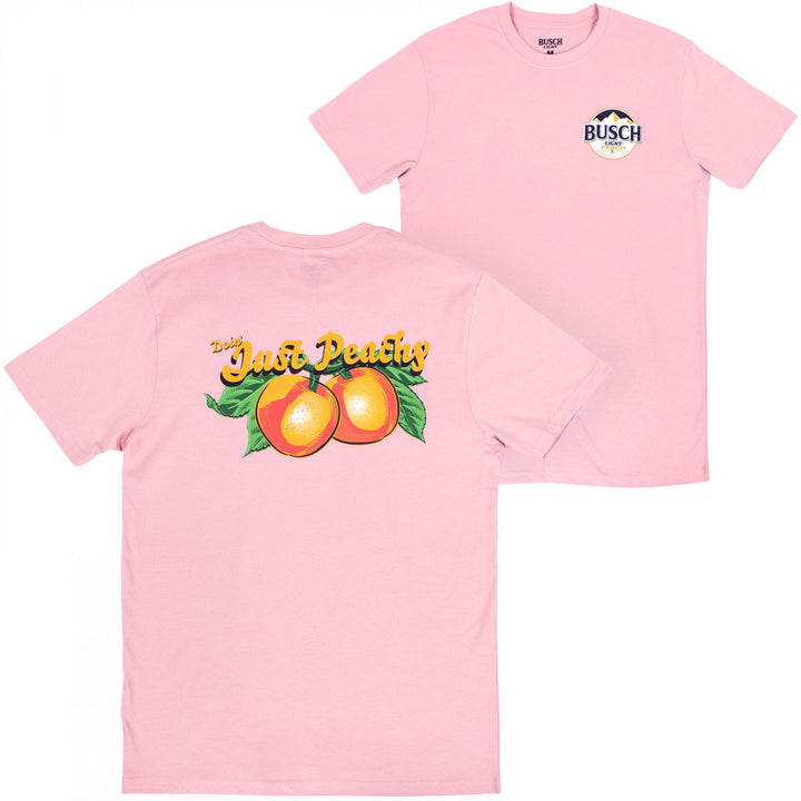 Busch Light Just Peachy Front and Back Print T-Shirt Image 1