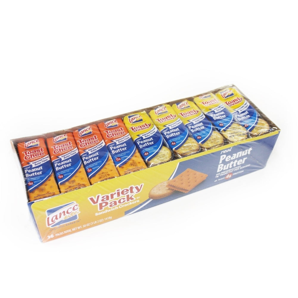 Lance Real Peanut Butter Sandwish Crackers Variety Pack (36 Count) Image 2