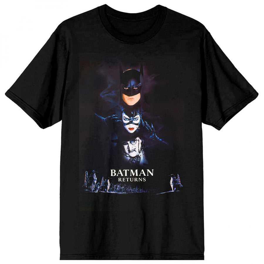 Batman Returns Poster T-Shirt Image 1