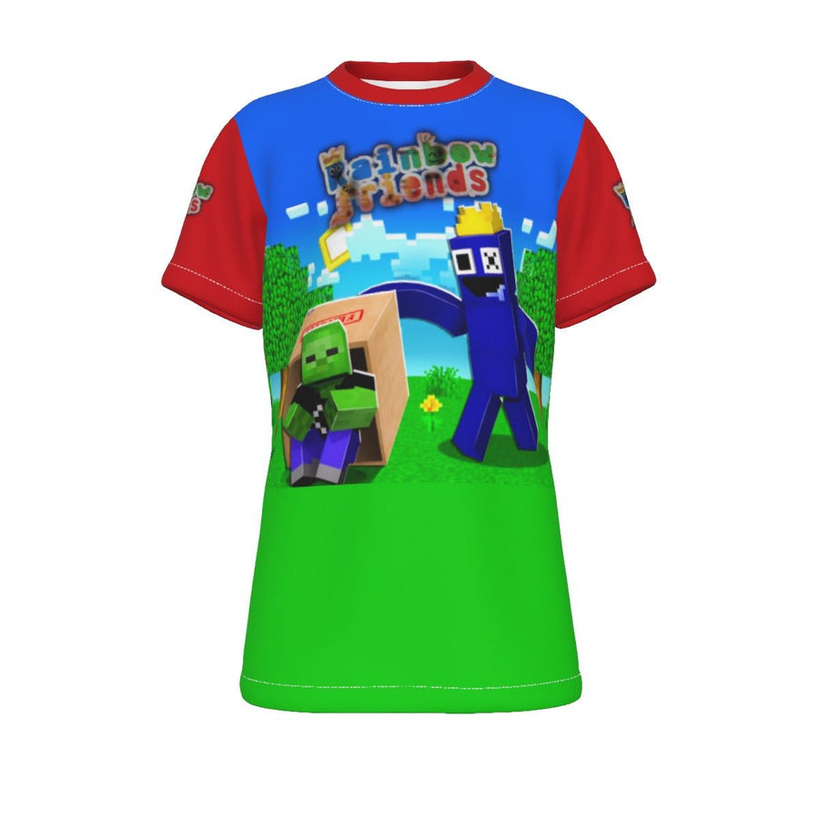 Kids Rainbow Friends VS Craft Shirt Image 1