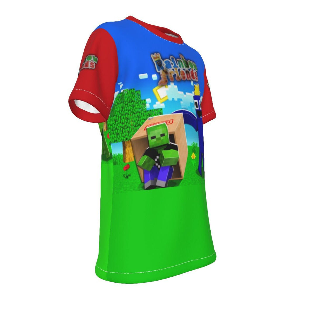 Kids Rainbow Friends VS Craft Shirt Image 3