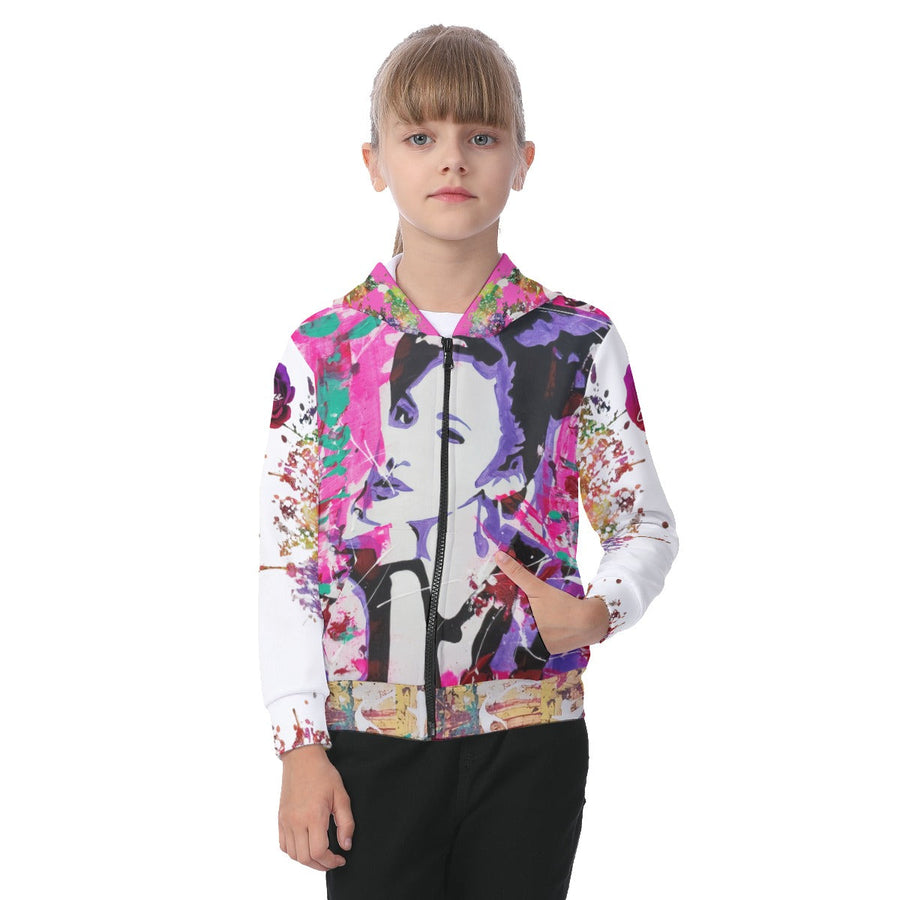 Kids Selena Zip Up Hoodie Image 1