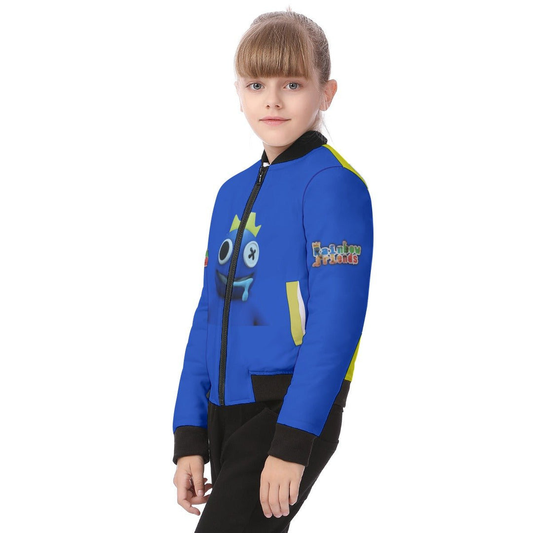 Kids Rainbow Friends Bomber Jacket Image 3