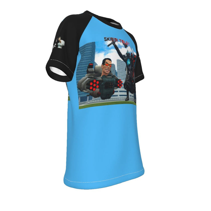 Kids Skibidi Titans VS Shirt Image 3