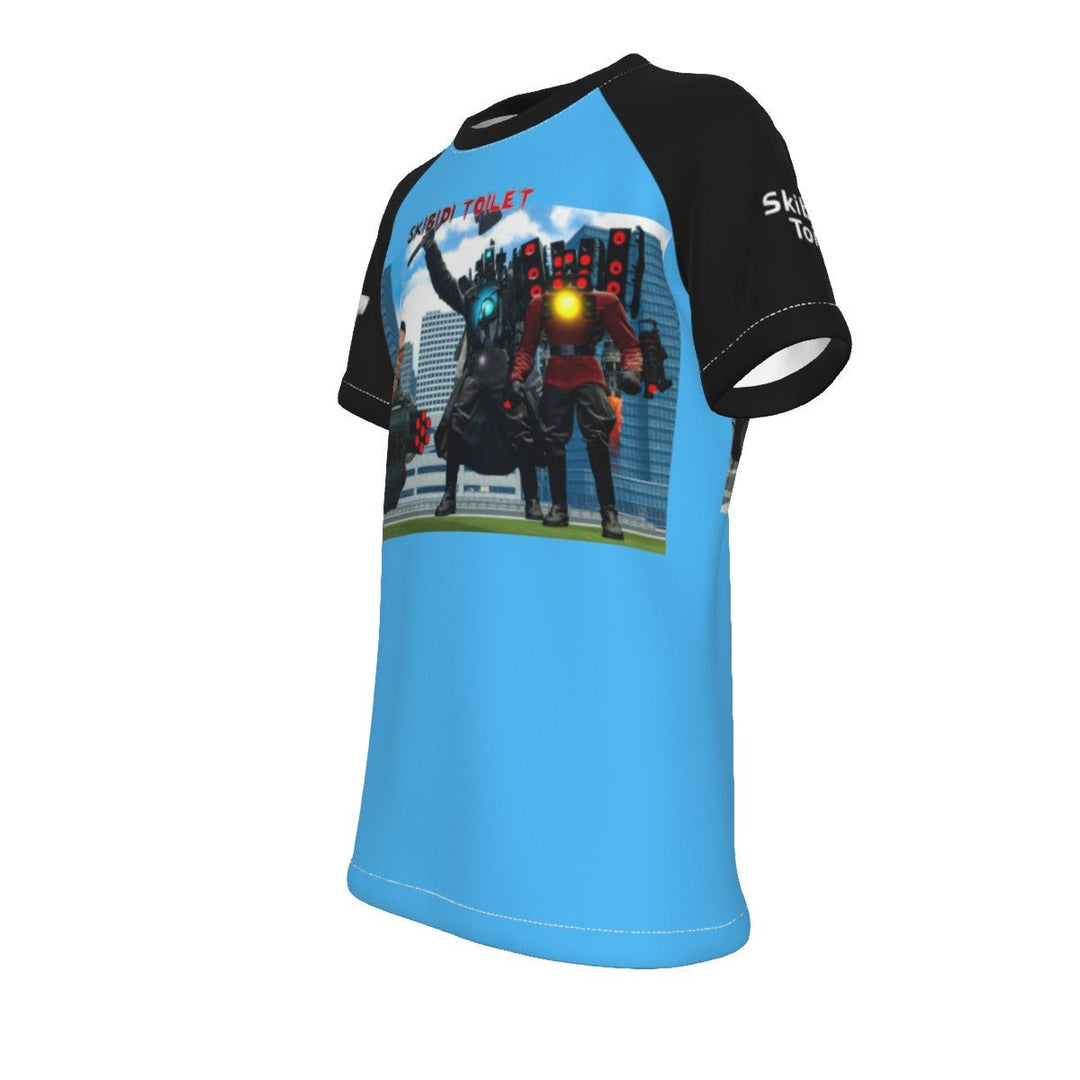 Kids Skibidi Titans VS Shirt Image 4