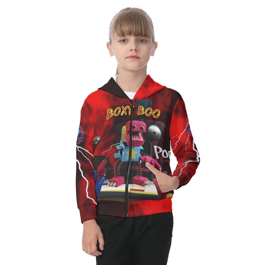 Kids Boxy Boo Zip Up Hoodie Image 1