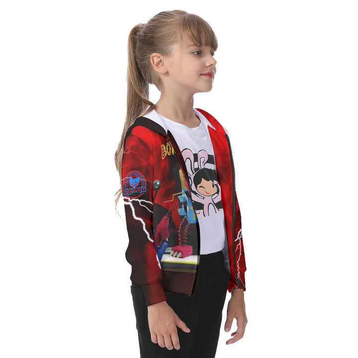 Kids Boxy Boo Zip Up Hoodie Image 2