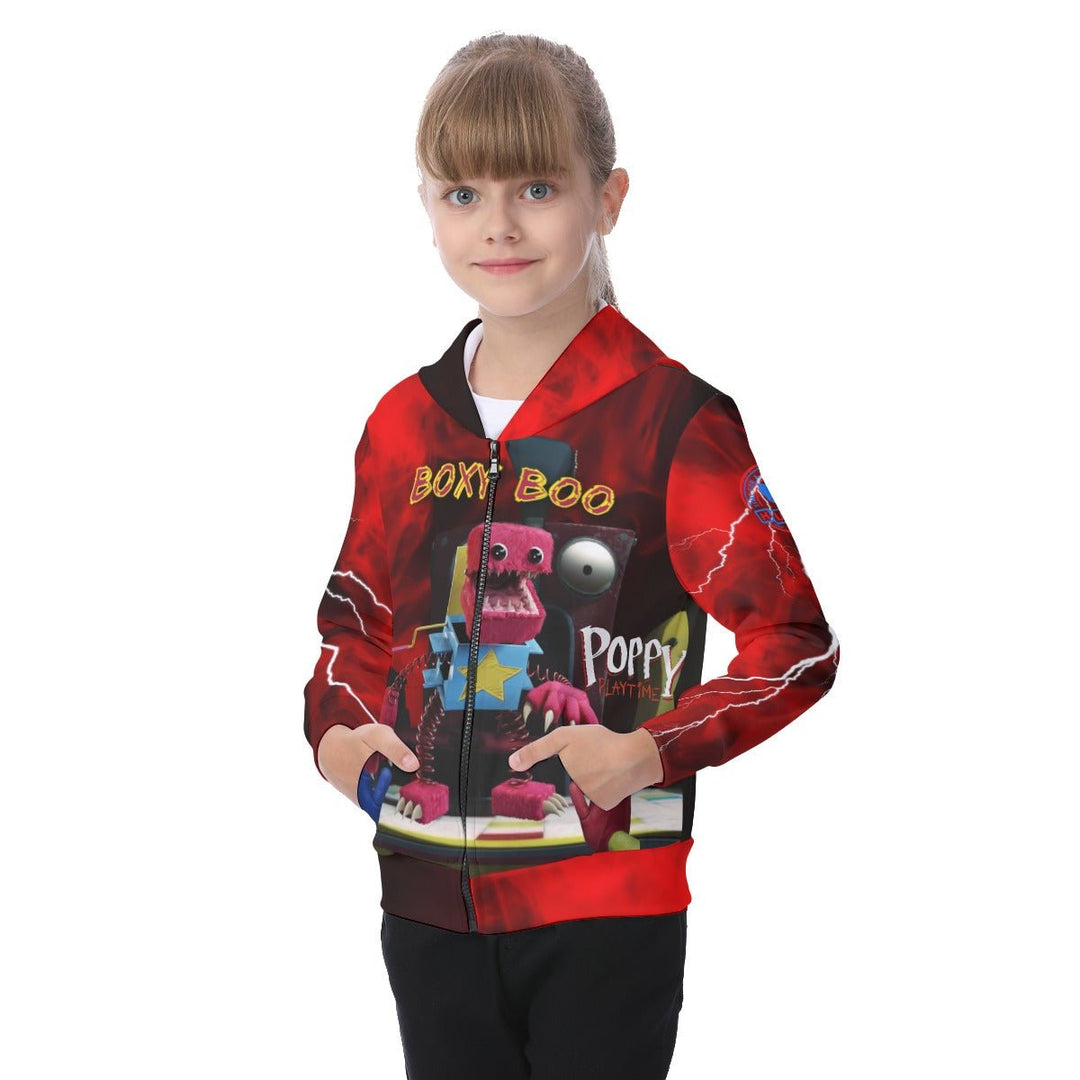 Kids Boxy Boo Zip Up Hoodie Image 3