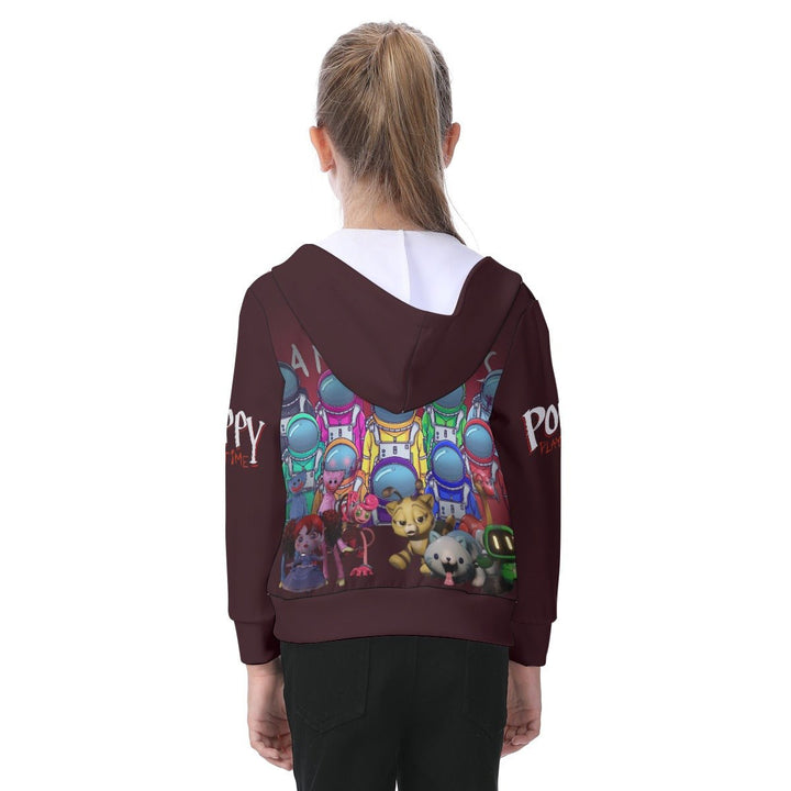 Kids Huggy Wuggy Among Us Hoodie Image 4