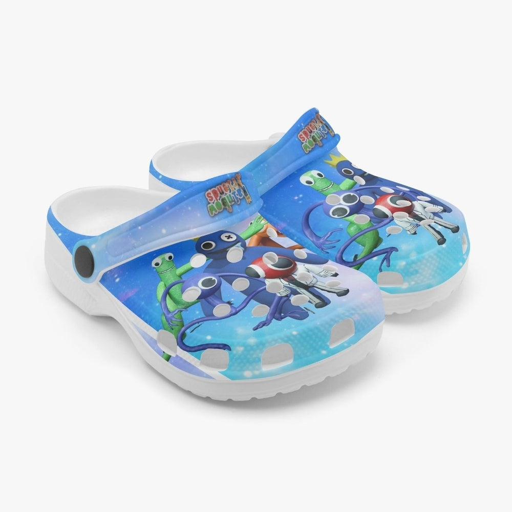 Kids Rainbow Friends Clogs Blue Lightweight EVA Anti-Slip Size 11-13.5 Image 2