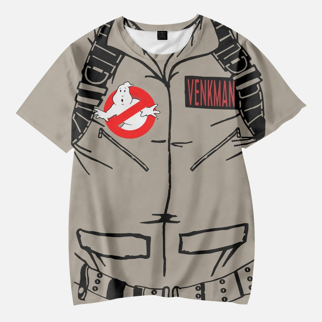 Ghostbusters Kids Shirt Polyester Loose Fit Round Collar Size 110-160 Image 2