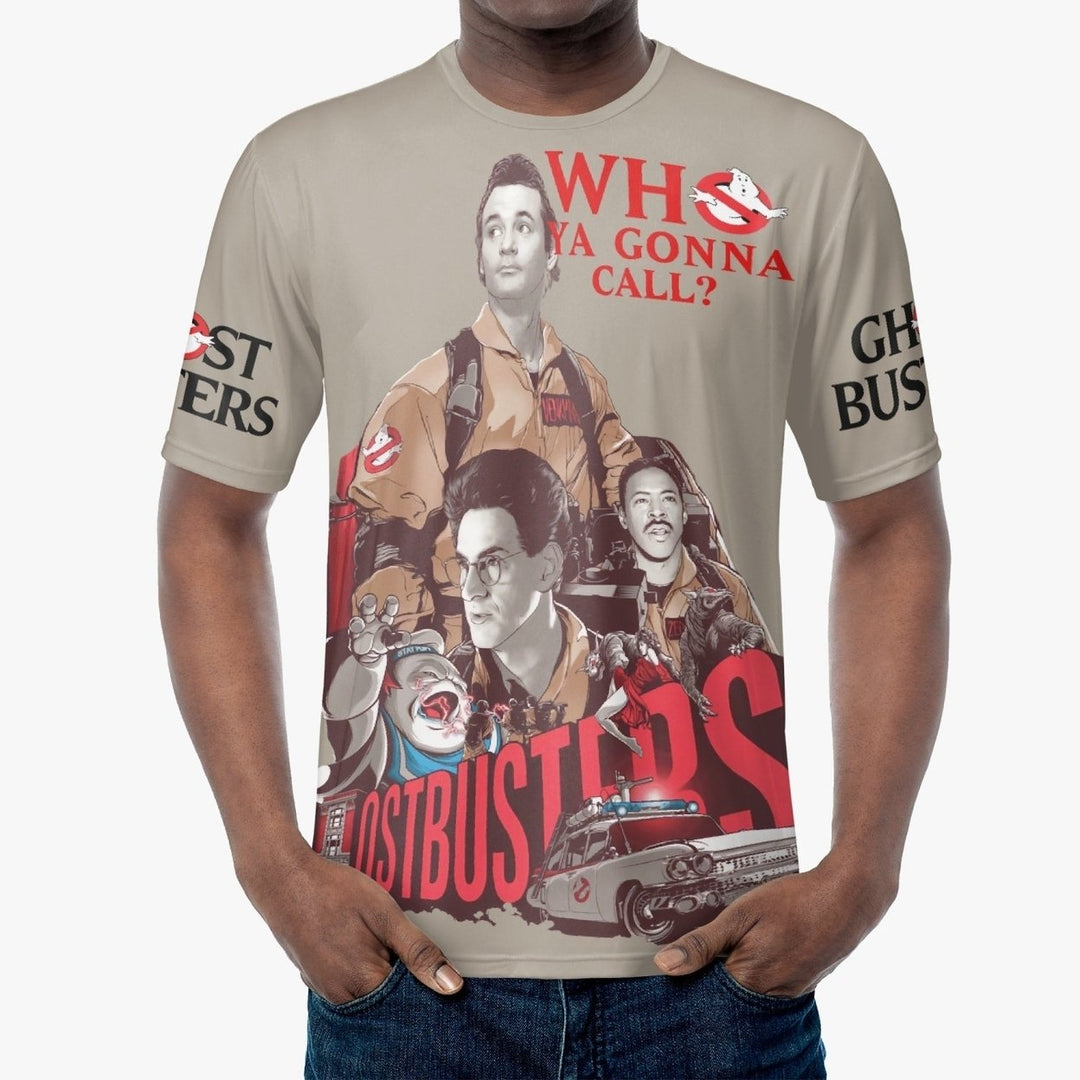 Ghostbusters Shirt Classic Fit Polyester Spandex All-Over-Print Small Run Up 2 Sizes Image 1