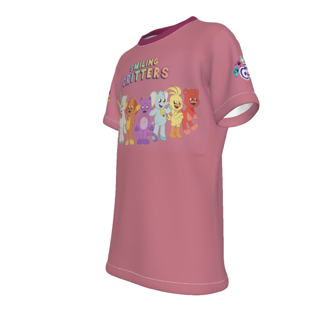 Kids 1980s Smiling Critters Inspired T-Shirt Image 4