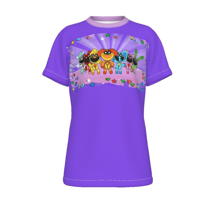 Kids Fan Art Smiling Critters Inspired T-Shirt Image 1