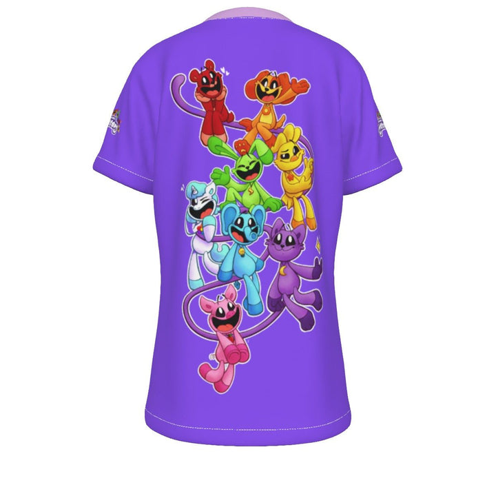 Kids Fan Art Smiling Critters Inspired T-Shirt Image 2