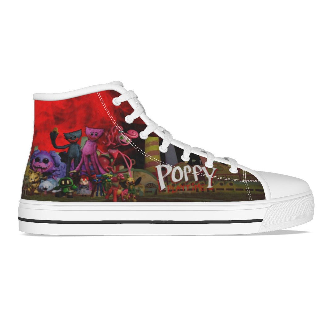 Kids Huggy Wuggy Poppy Playtime Canvas Shoes Image 3