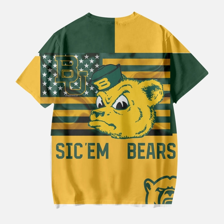 Baylor Kids Shirt Polyester Loose Fit Classic Round Collar Available Sizes 110-160 Image 2