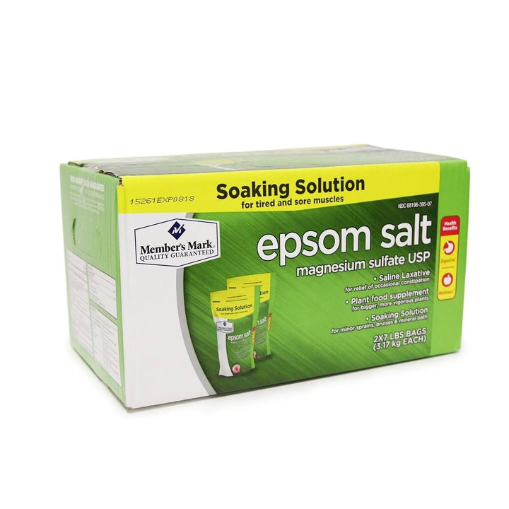 Members Mark Epsom Salt 7 Pounds (Pack of 2) Image 2