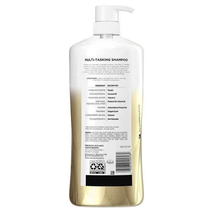 Pantene Multi-Tasker 10 Shampoo 38.2 Fluid Ounce Image 2