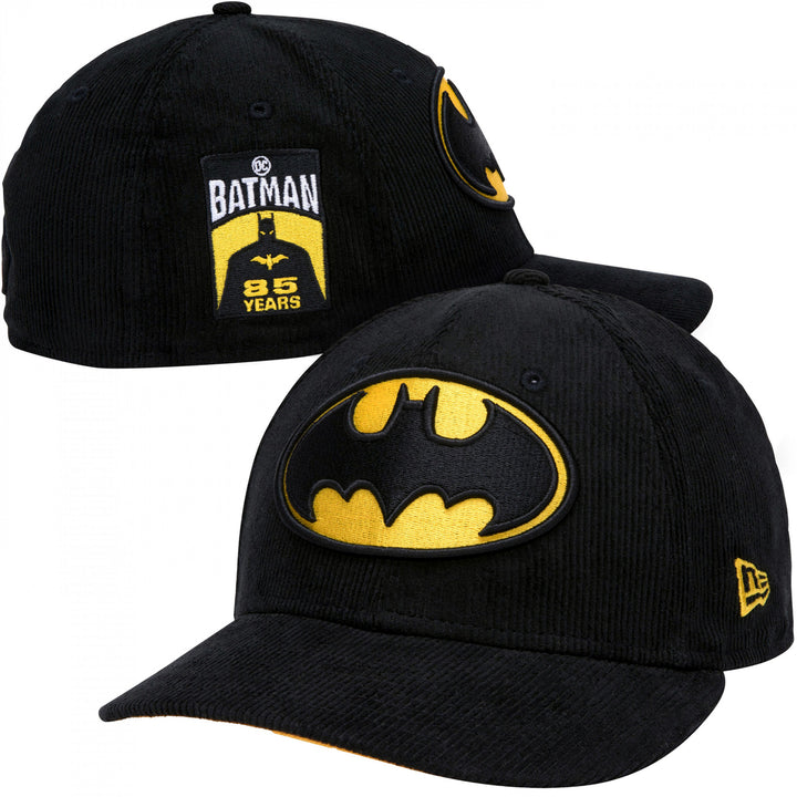 Batman 85th Anniversary Corduroy Low Profile Era 59Fifty Fitted Hat Image 1