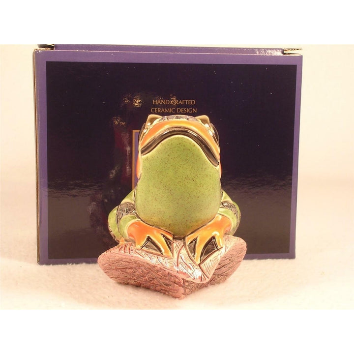 De Rosa Rinconada Family Collection F160 - Adult Frog On Leaf In Box! Image 4