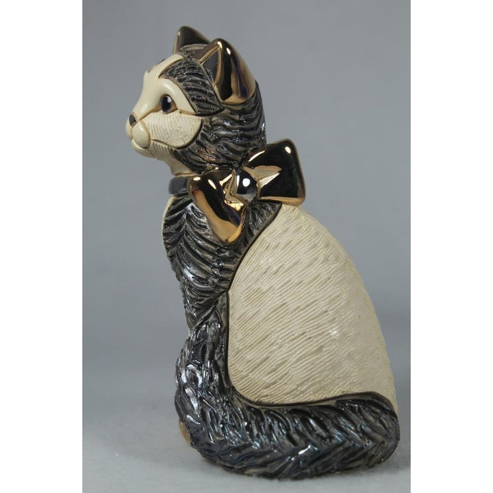 DeRosa Rinconada Family Collection Kitten Cat With Ribbon-F172RD In Box Image 4