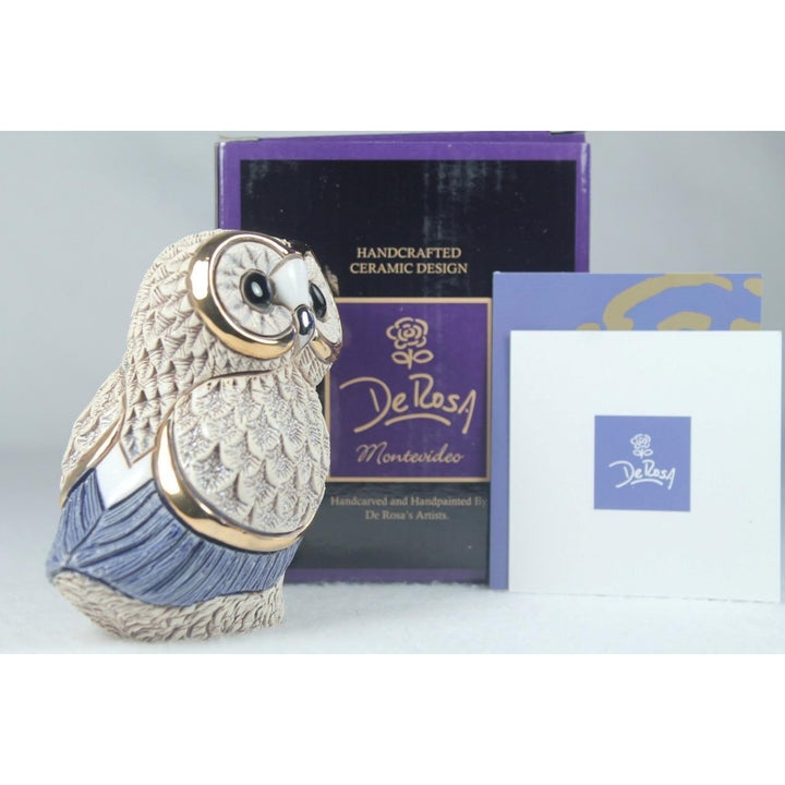 DeRosa Rinconada Family Figurine Adult Forest Owl F245- In Box Image 4