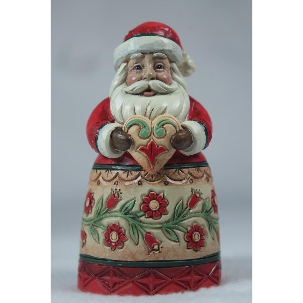 Jim Shore Santa Holding Heart 2023 Mini Size 6012959 In Box Image 1