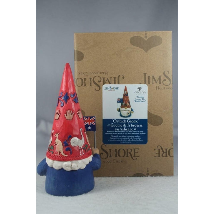 Jim Shore Outback Gnome Australian Gnome Figurine 2022 6010293 In Box Image 4