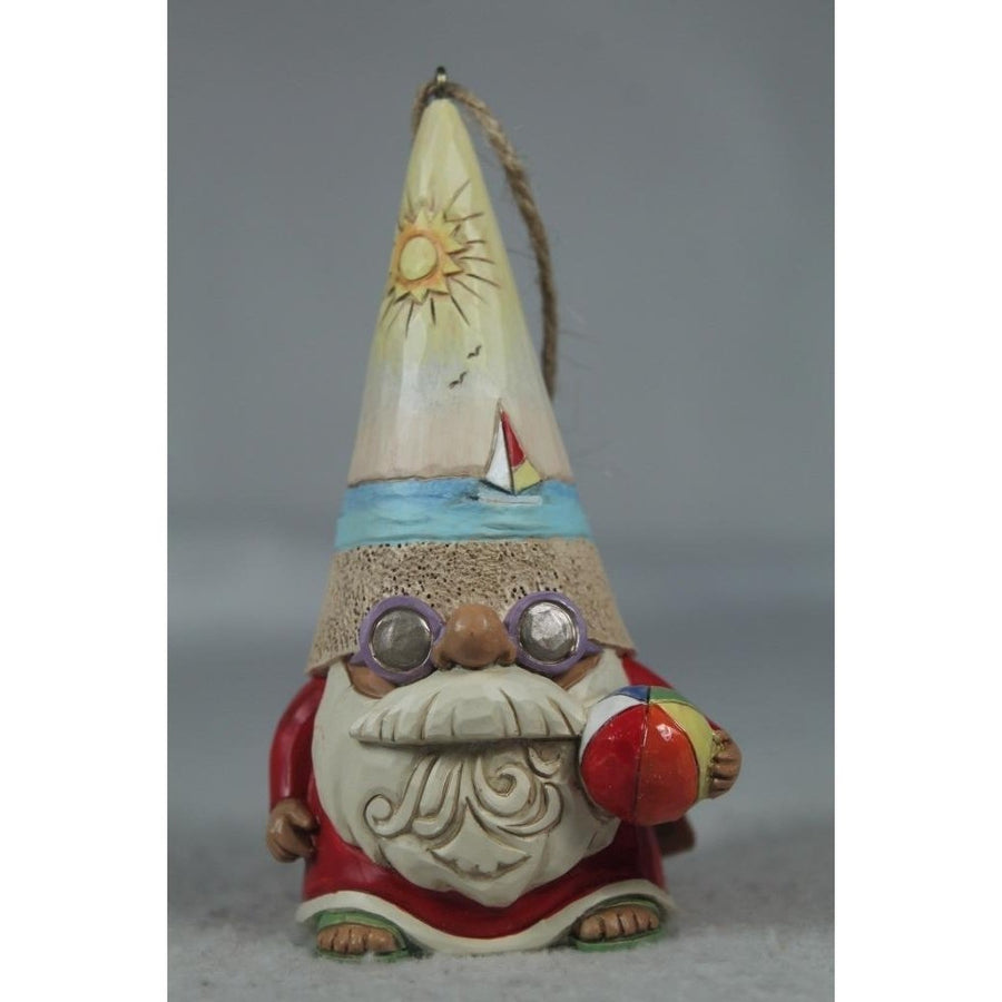 Jim Shore Gnome With Beachball 2023 Ornament 6012800 In Box Image 1