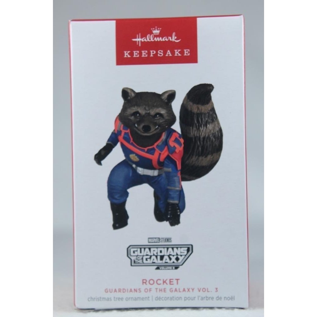 Hallmark Rocket From Guardians Of The Galaxy Vol. 3 2023 Ornament In Box Image 3