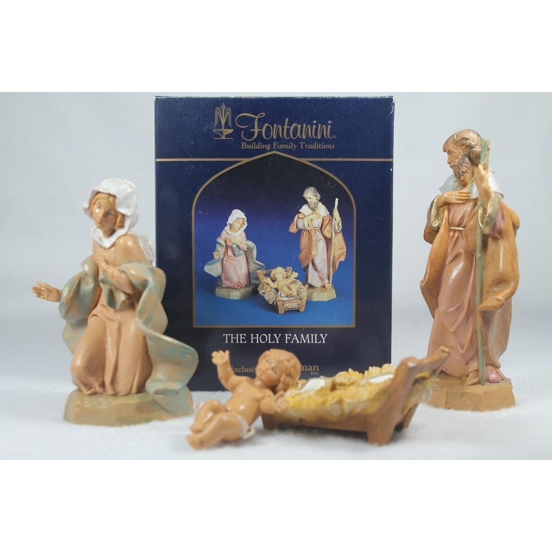 Fontanini - Italy The Holy Family Set - 5" w/Story Card 71503 -Nativity NIB Image 4