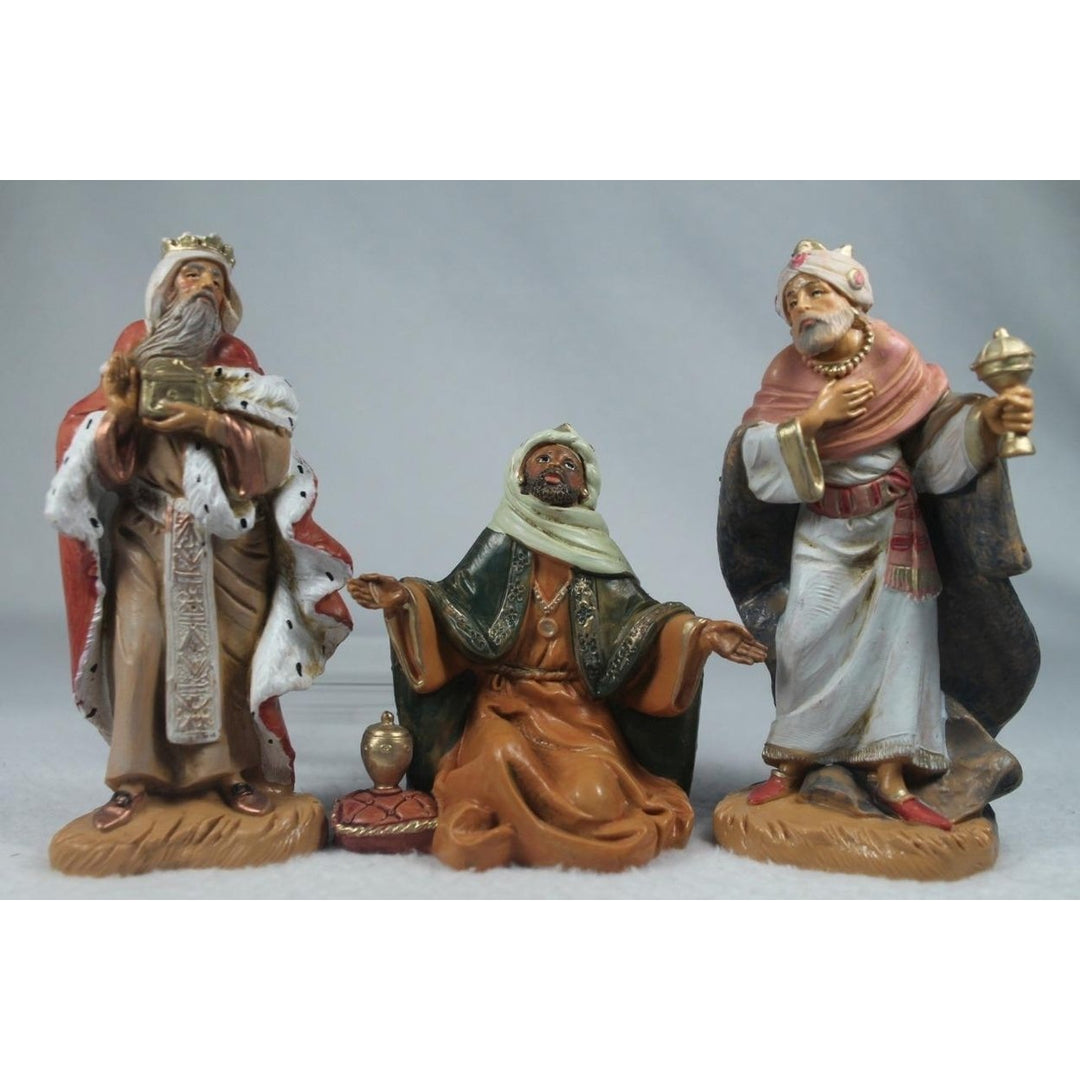 Fontanini-Made In Italy Three Kings 3 Pc.Set -W/Story Card 71503 5" Co NIB Image 1