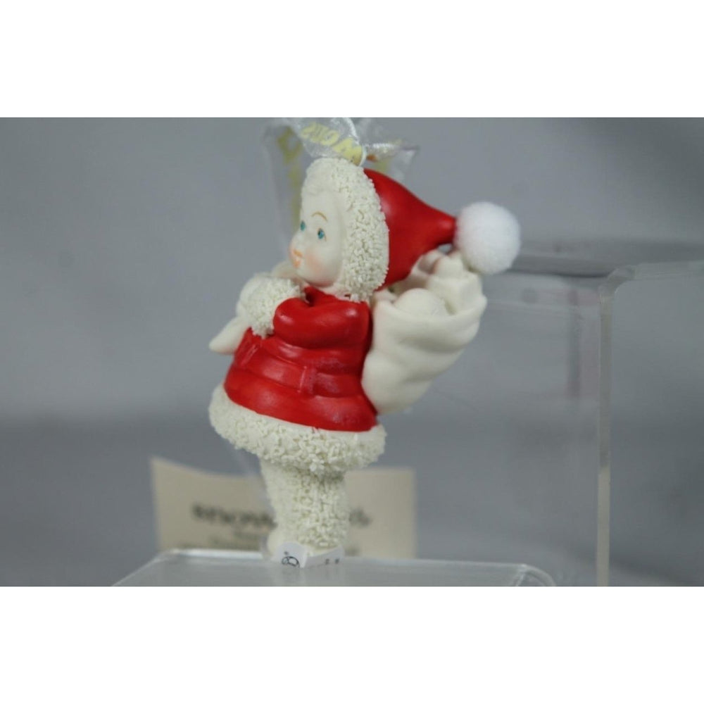 Snowbabies Dept 56 Santas Sidekick 2024 With Gift Bag Ornament 6014157 Image 2