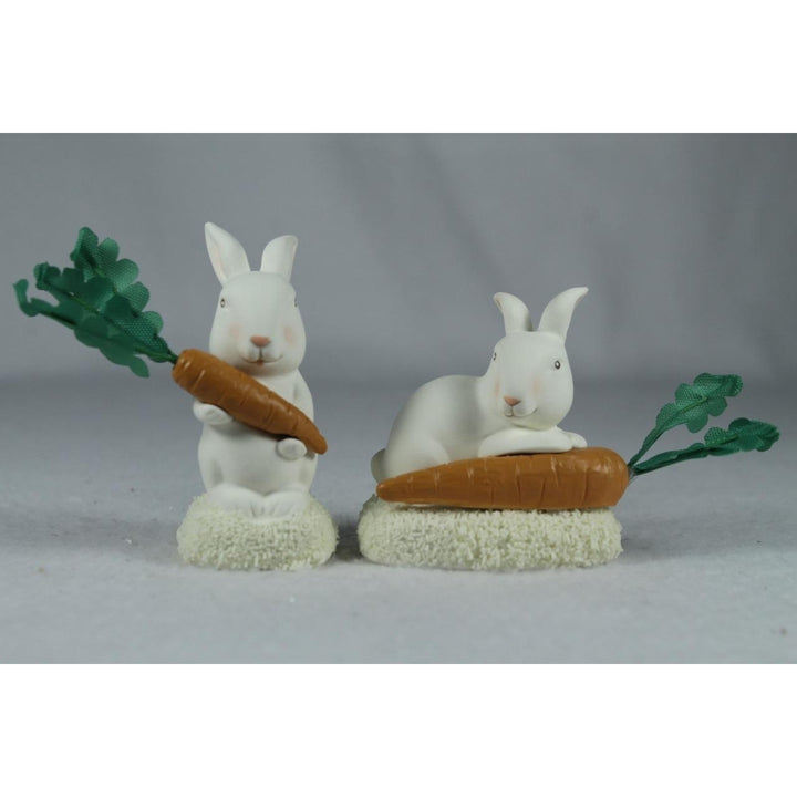 Snowbabies Dept 56 Collectible Animal LE-2019 Set Of 2 Rabbits 6002987 Image 1